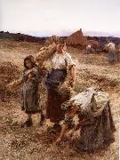 Lhermitte, Leon The Cleaners,end of the Day oil painting